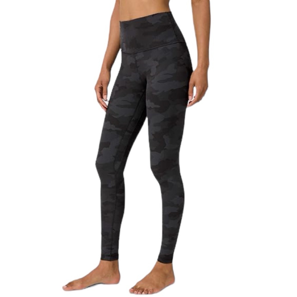 lululemon athletica Black Camo Leggings